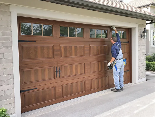 Custom garage door showcase by Fort Carson Garage Door Repair in Fort Carson